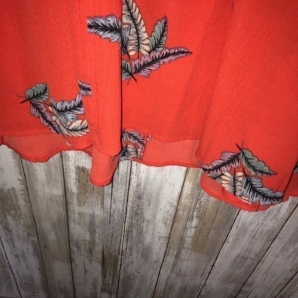 Jodiff Orange Bell Sleeve Dress - Picture 4 of 6